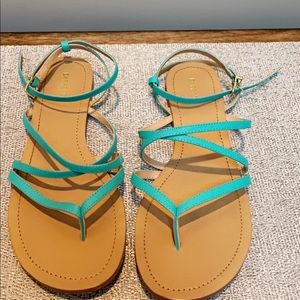 Express Turquoise Sandals